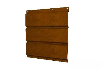 Софит металл. без перфорации Print Premium в пленке 0,45 Golden Wood