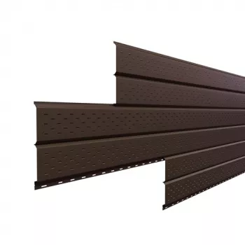 Софит Lбрус-15x240 перфорированный Металл Профиль Norman 0,5 8017