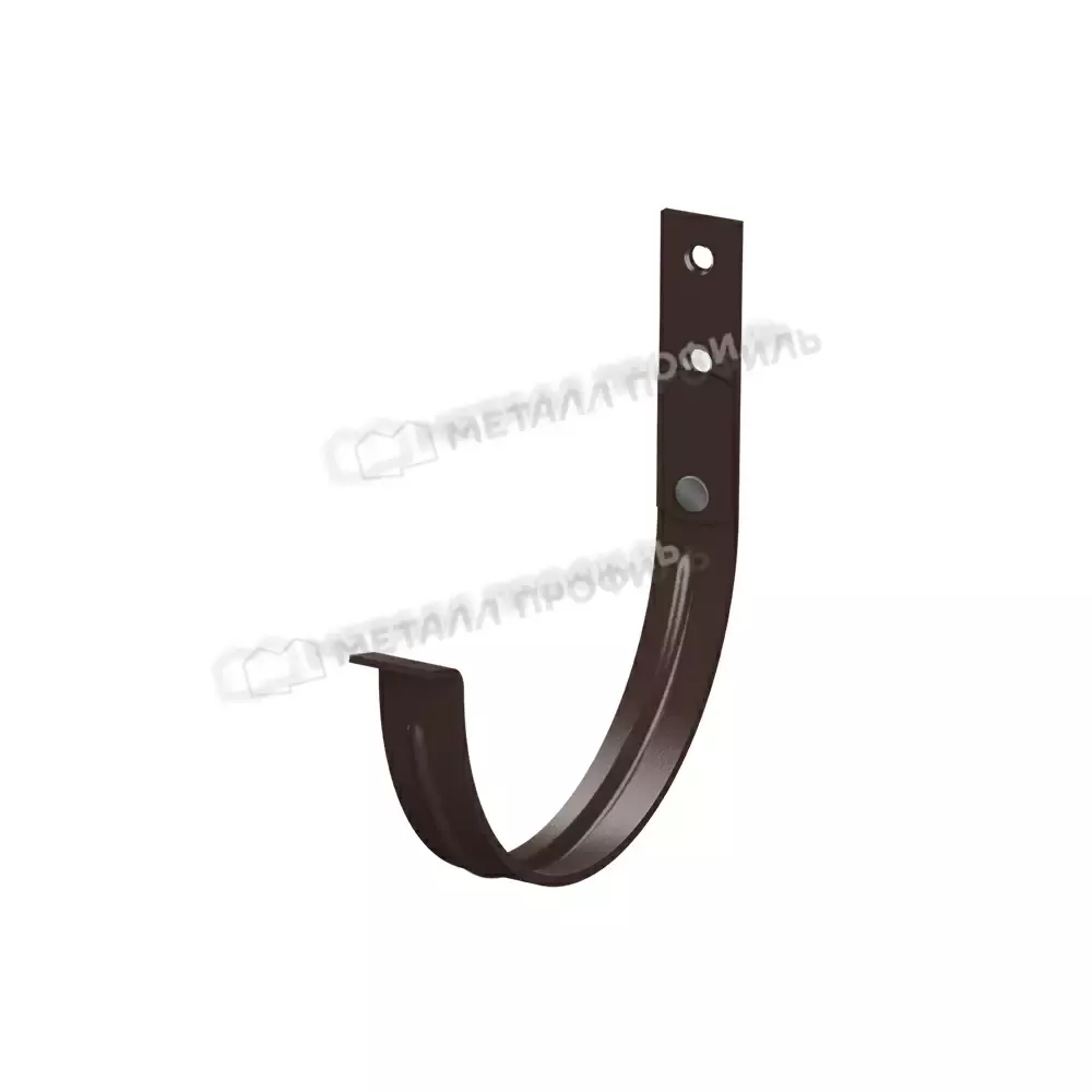Держатель желоба карнизный Металл Профиль FORAMINA PUR d=150*165 RAL8017 коричневая Металл усиленный