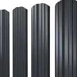 Штакетник М-образный фигурный MetallStone ПЭ 0,5 b=100 RAL 7024