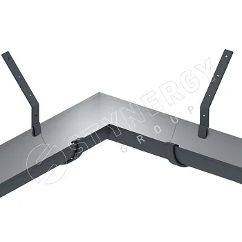 Угол желоба универсальный 135гр Stynergy 185 150 RAL 7004
