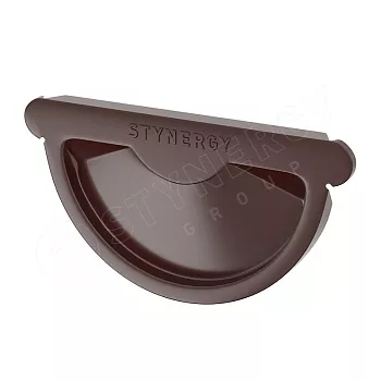 Заглушка желоба Stynergy 125 90 RAL 8017