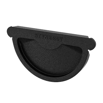 Заглушка желоба Stynergy Окрашенная Матовая 125 90 RAL 9005