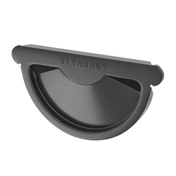 Заглушка желоба Stynergy Премиум 125 90 RAL 7024