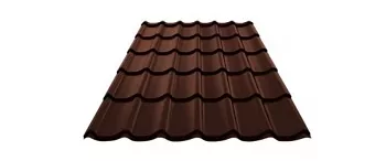 Профиль волнообразный Metallstone Грация Макси Оникс 0,45 RAL8017
