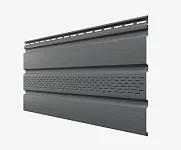 Софит с частичной перфор. MetallStone New Графит 3000 мм
