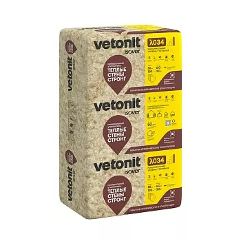 Утеплитель Vetonit Теплые Стены Стронг 50*610*1000 6,1 м2 0,305 м3 (63164)