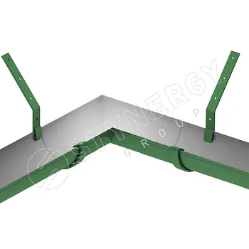 Угол желоба универсальный 135гр Stynergy 185 150 RAL 6005