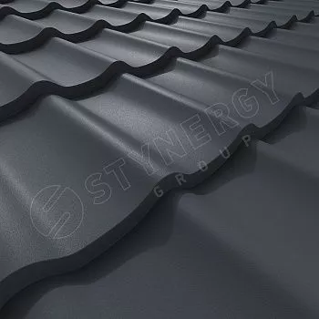 Металлочерепица Stynergy Rooftop бархат 0,5 RAL 7024