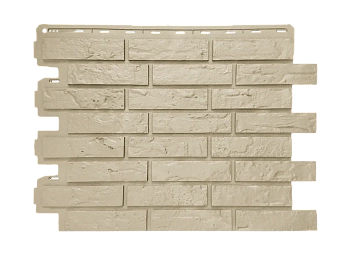 Панель Альта-Профиль Кирпич Рижский ЭКО 710*560 0,4 м2 кремовый